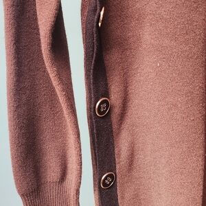 Chico's Brown Button-Down Tunic